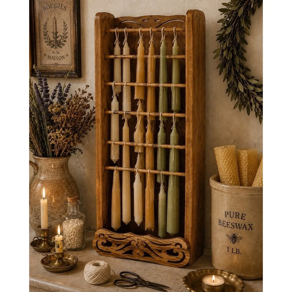 Wooden Display Unit Ladder Rungs Wall Or Tabletop Mounted 24x9x4 Vintage Unique